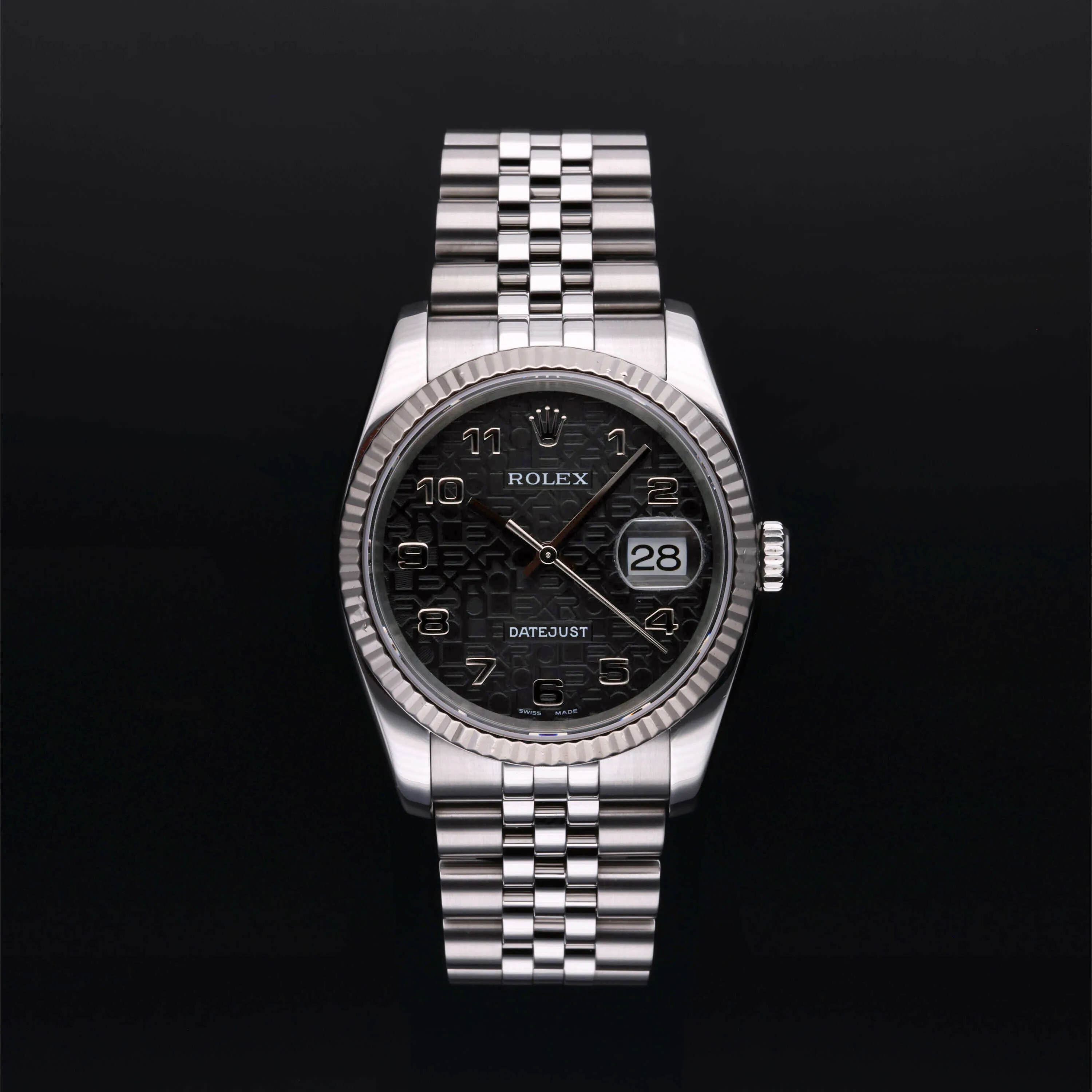 Rolex Datejust 116234 36mm Stainless steel Black