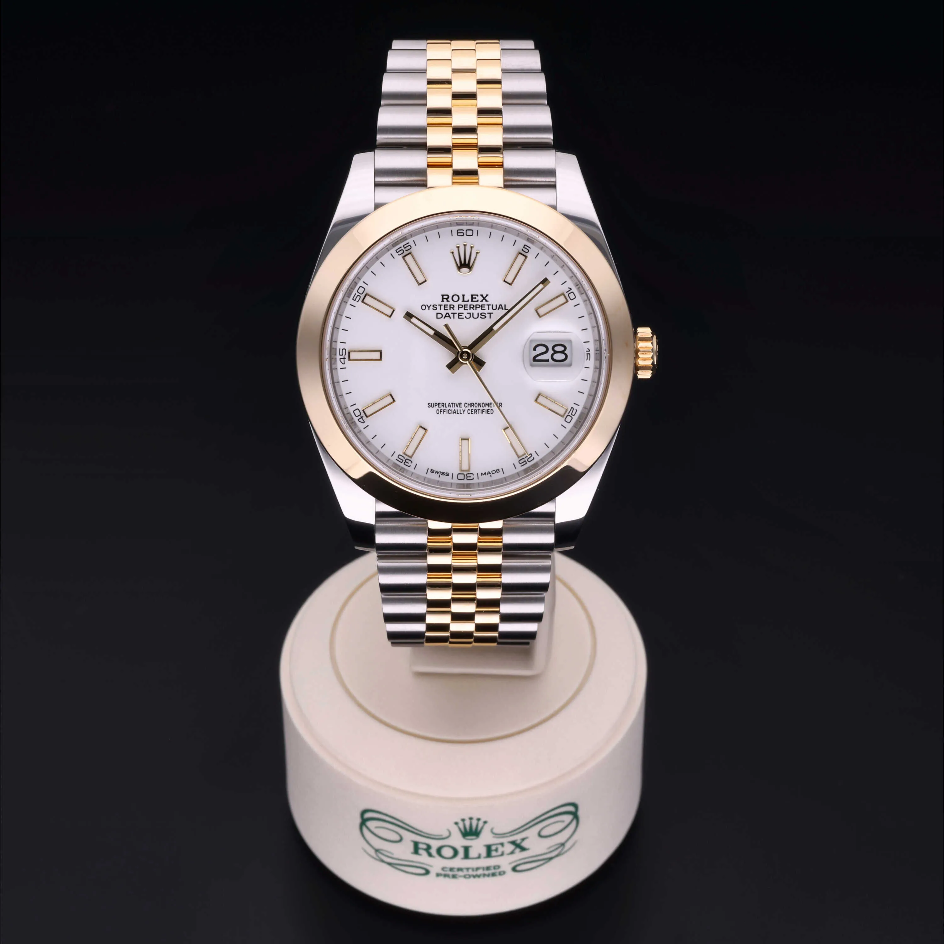 Rolex Datejust 41 126303 41mm Yellow gold and Stainless steel White 1