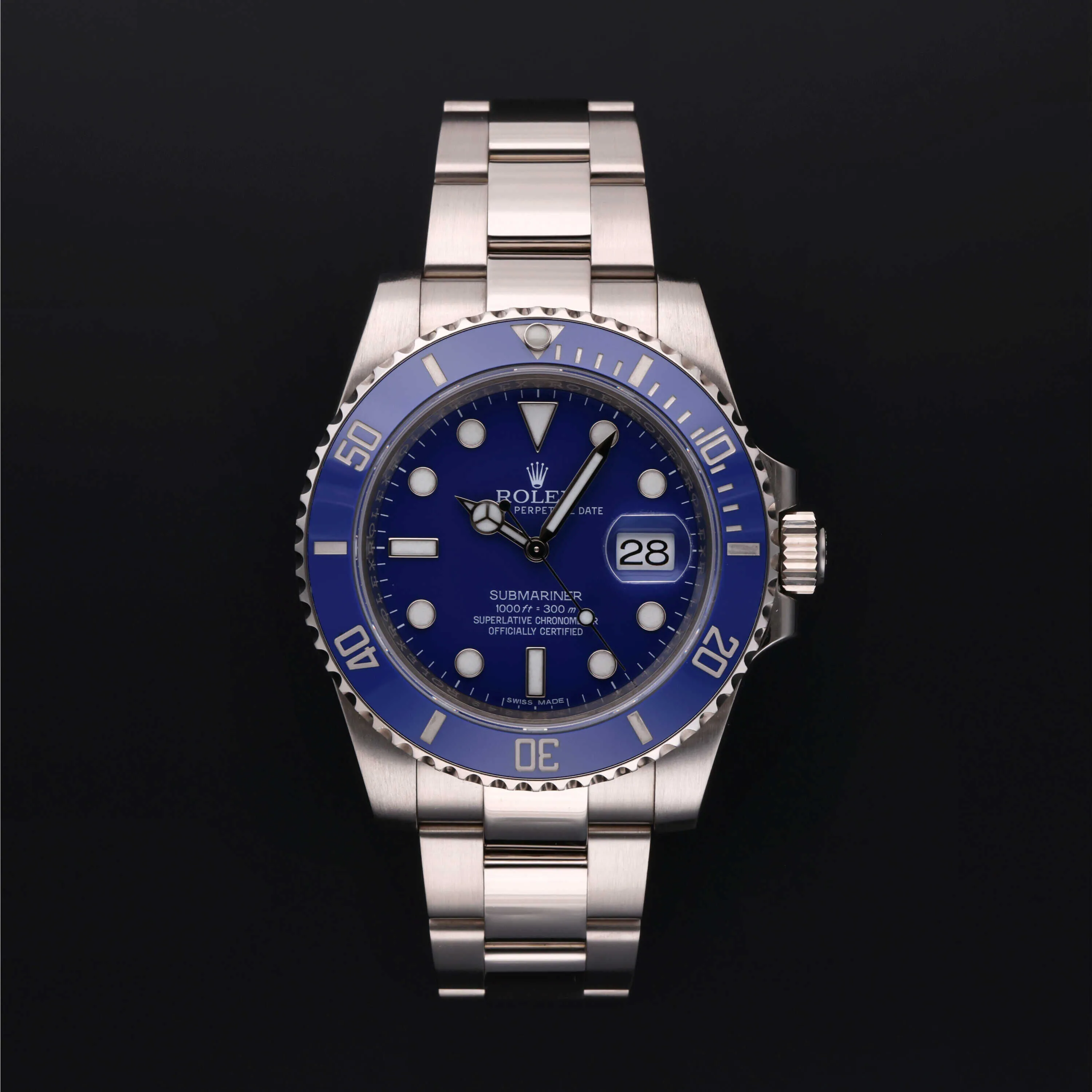 Rolex Submariner 116619 40mm White gold Blue