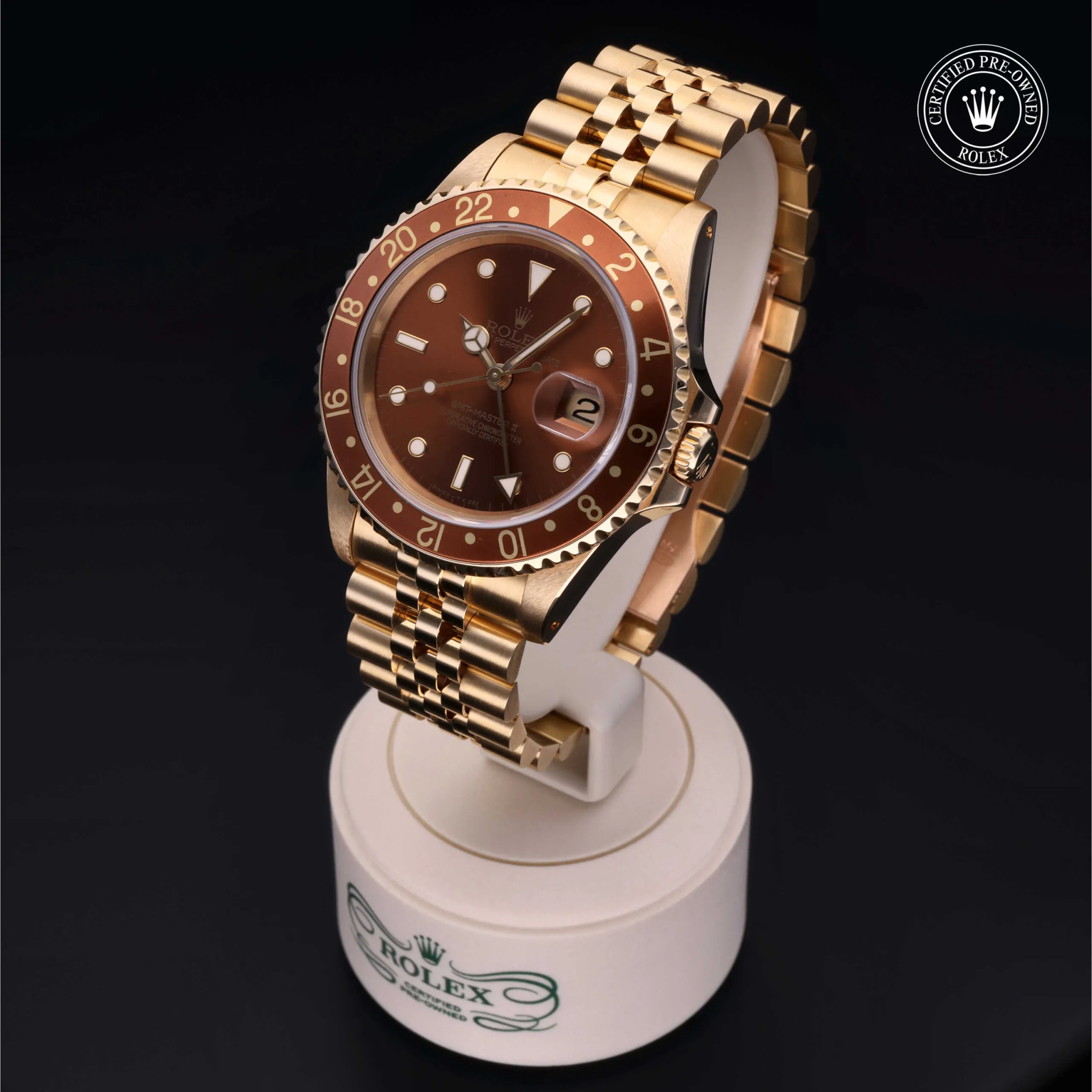 Rolex GMT-Master II 16718 40mm Oro giallo 18 ct Marrone 2