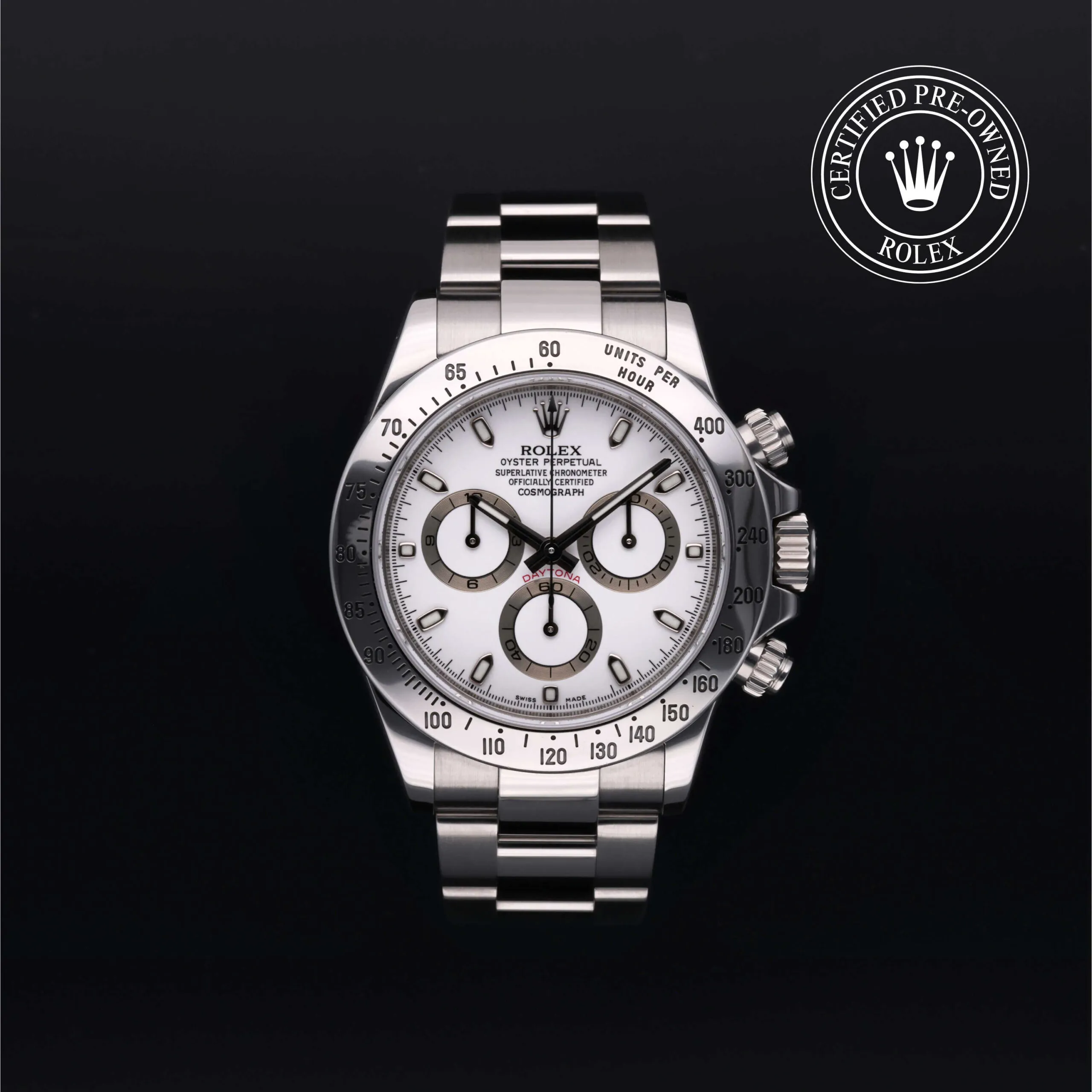 Rolex Cosmograph Daytona 116520 40mm Stainless steel BIANCO