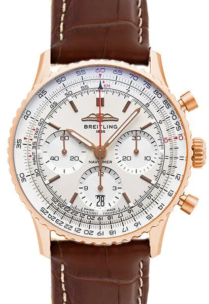 Breitling Navitimer RB0139211G1P1 41mm Rose gold Silver