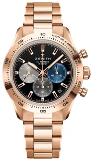 Zenith Chronomaster Sport 18.3101.3600/21.M3100 Rose gold Black