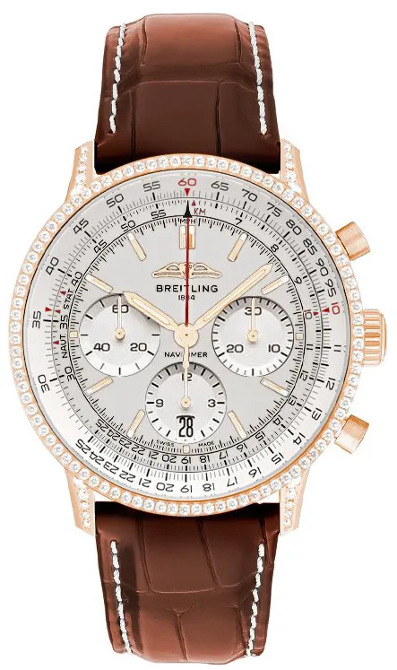 Breitling Navitimer B01 Chronograph RB0139631G1P1 41mm Rose gold Beige