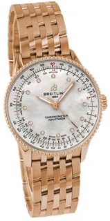 Breitling Navitimer R17327211A1R1 Red gold White