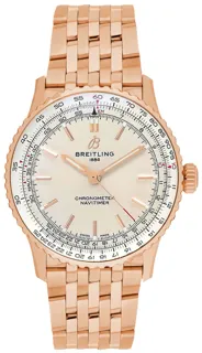 Breitling Navitimer R17329F41G1R1 Red gold Silver