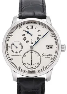 Glashütte Senator Chronometer Regulator 1-58-04-04-04-50 White gold Silver