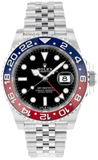 Rolex GMT-Master II Pepsi 126710BLRO Ceramic and Stainless steel Black