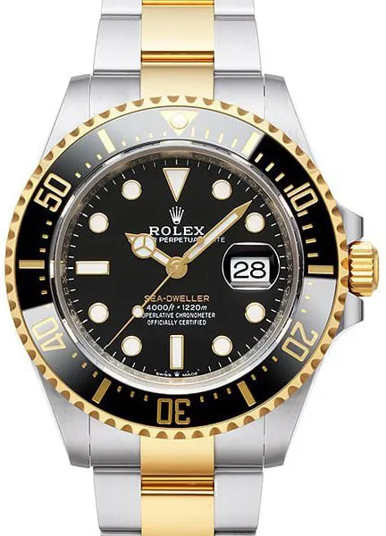 Rolex Sea-Dweller 126603 43mm Yellow gold and Stainless steel Black