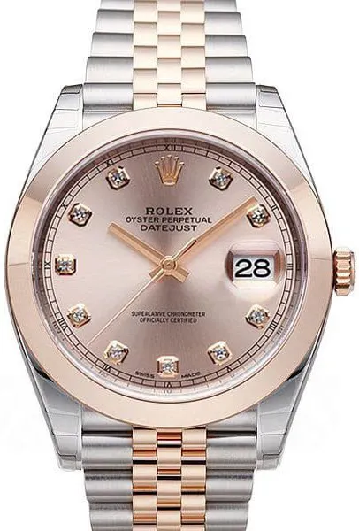 Rolex Datejust 41 126301 41mm Rose gold and Stainless steel Rose