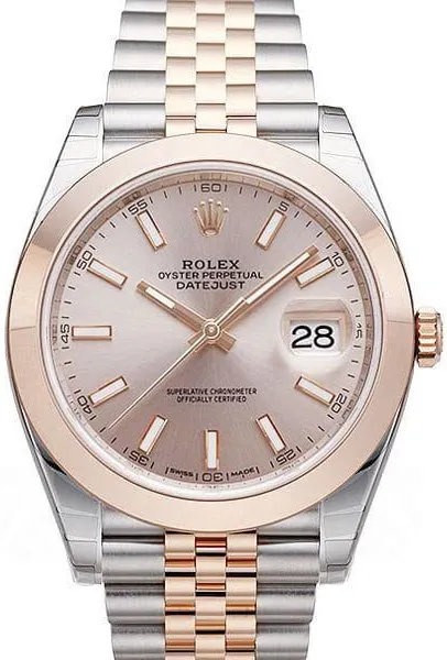 Rolex Datejust 41 126301 41mm Rose gold and Stainless steel Rose