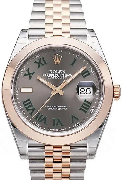 Rolex Datejust 41 126301 41mm Rose gold and Stainless steel Gray