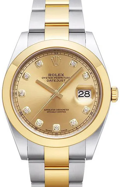 Rolex Datejust 41 126303 41mm Yellow gold and Stainless steel Champagne