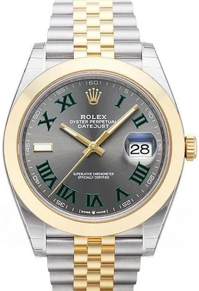 Rolex Datejust 41 126303 41mm Yellow gold and Stainless steel Gray