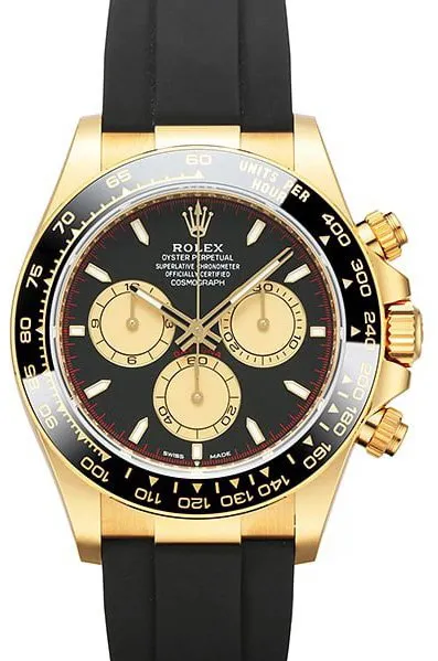 Rolex Daytona 126518ln 40mm Ceramic and Yellow gold Black