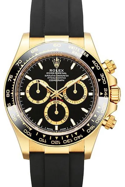 Rolex Daytona 126518ln 40mm Ceramic and Yellow gold Black