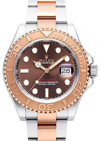 Rolex Yacht-Master 40 126621 40mm Rose gold and Stainless steel Brown