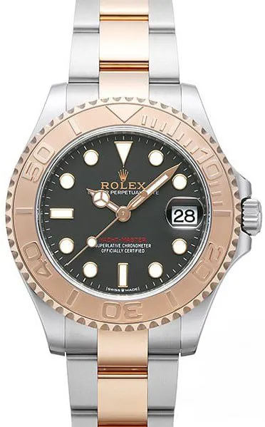 Rolex Yacht-Master 37 268621 37mm Rose gold and Stainless steel Black