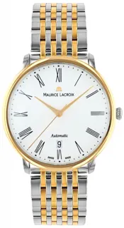 Maurice Lacroix Les Classiques Tradition LC6067-PS103-110-1 Stainless steel$18kt rose gold White