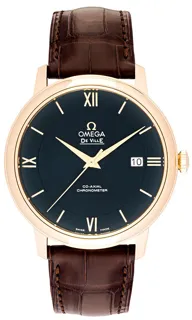 Omega De Ville Prestige 424.53.40.20.03.001 Yellow gold Blue