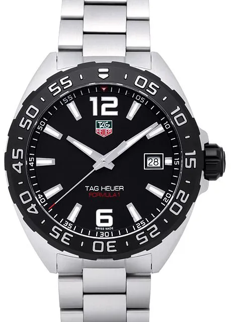 TAG Heuer Formula 1 Quartz WAZ1110.BA0875 41mm Stainless steel Black