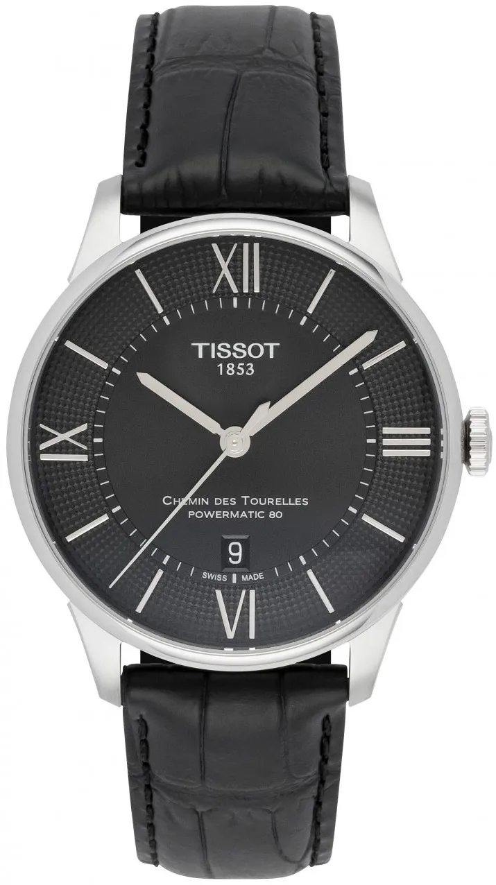 Tissot Chemin Des Tourelles T0994071605800 42mm Stainless steel Black