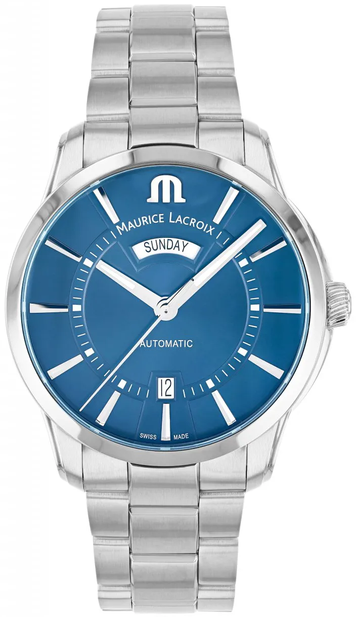 Maurice Lacroix Pontos PT6358-SS002-430-1 41mm Stainless steel Blue