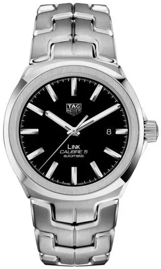 TAG Heuer Link Calibre 5 WBC2110.BA0603 41mm Stainless steel Black