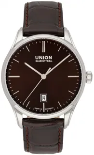 Union Glashütte Viro Date D011.407.16.291.00 Stainless steel Brown