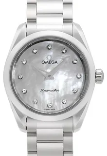 Omega Seamaster 220.10.28.60.55.001 28mm Stainless steel White