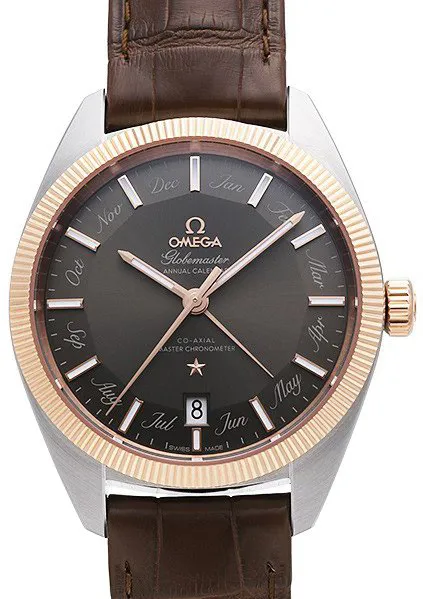 Omega Globemaster 130.23.41.22.06.001 41mm Rose gold and Stainless steel Gray