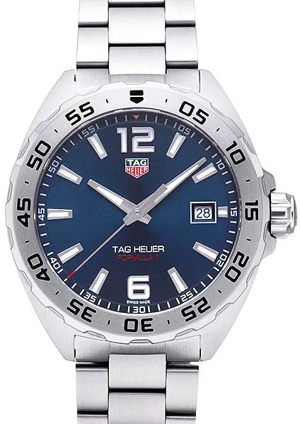 TAG Heuer Formula 1 Quartz WAZ1118.BA0875 41mm Stainless steel Blue