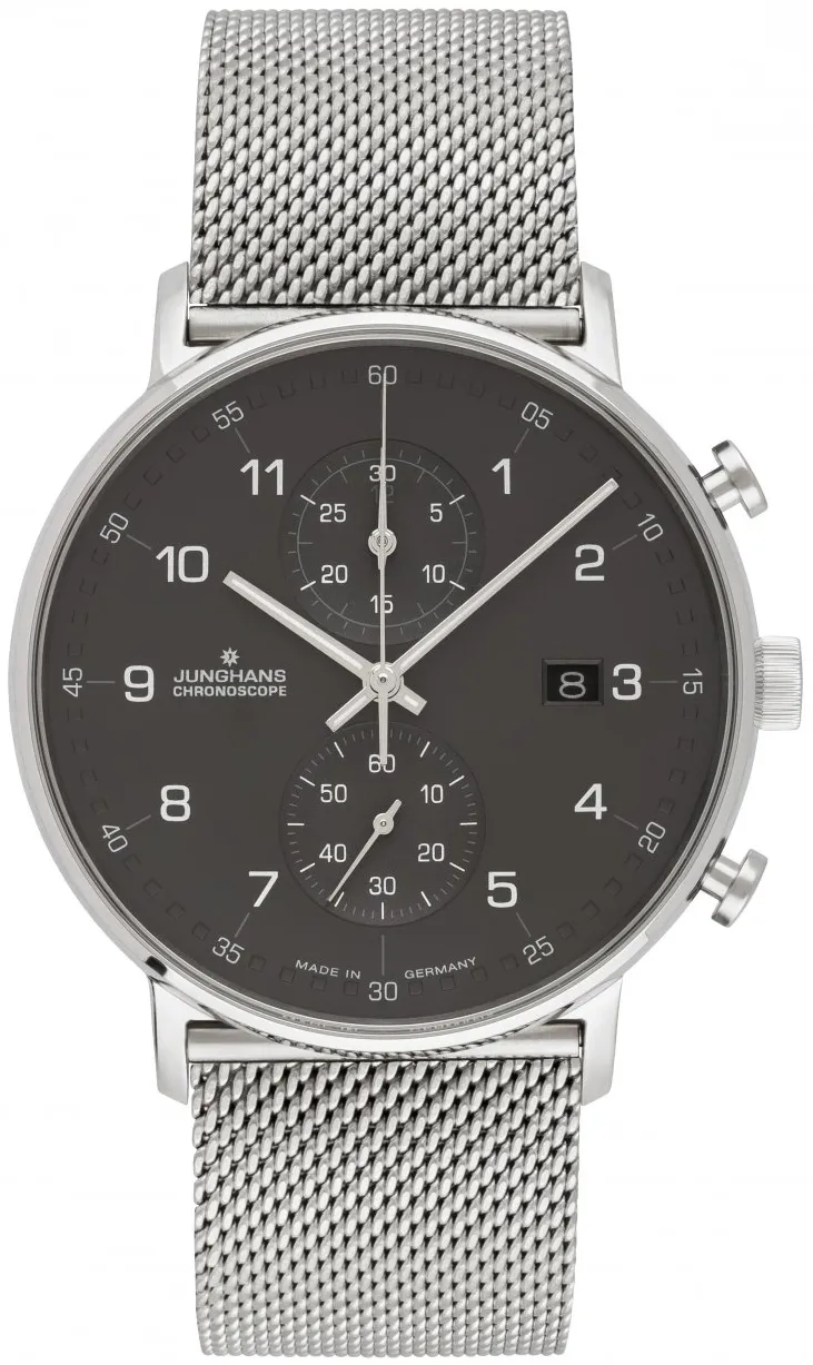 Junghans FORM C 41/4877.44 40mm Stainless steel Gray