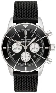 Breitling superoc AB0162121B1S1 Stainless steel Black