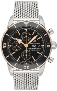 Breitling superoc U13313121B1A1 Stainless steel and Red gold Black