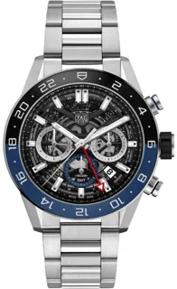 TAG Heuer Carrera Calibre HEUER 02 Automatik Chronograph CBG2A1Z.BA0658 Ceramic and Stainless steel Black