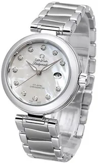 Omega De Ville Ladymatic 425.30.34.20.55.002 34mm Stainless steel White