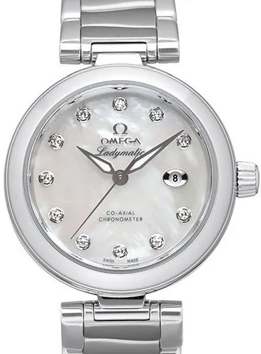 Omega De Ville 425.30.34.20.55.002 34mm Stainless steel White 1