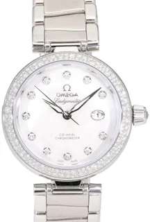 Omega De Ville Ladymatic 425.35.34.20.55.002 34mm Stainless steel White