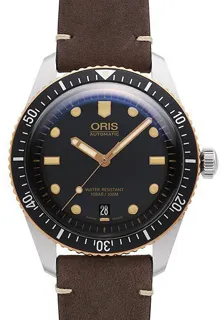 Oris Divers Sixty Five 01 733 7707 4354-07 5 20 55 40mm Bronze and Stainless steel Black