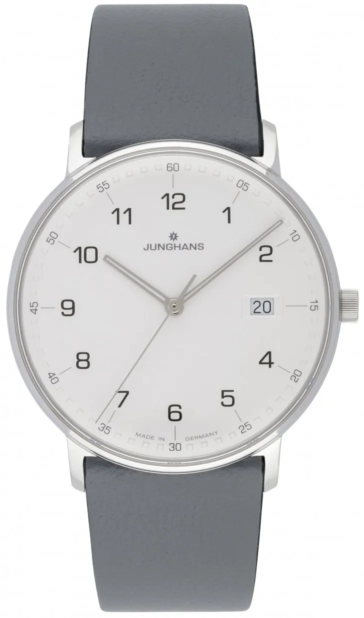 Junghans FORM 41/4885.00 38mm Stainless steel White