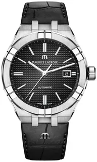 Maurice Lacroix Aikon Automatic AI6008-SS001-330-1 Stainless steel Black