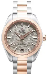 Omega Seamaster 220.20.34.20.06.001 Stainless steel$18kt rose gold Gray