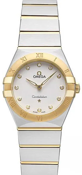 Omega Constellation 131.20.28.60.52.002 28mm Yellow gold and stainless steel Silver