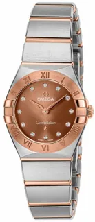 Omega Constellation Manhattan 131.20.25.60.63.001 Stainless steel$18kt rose gold Brown