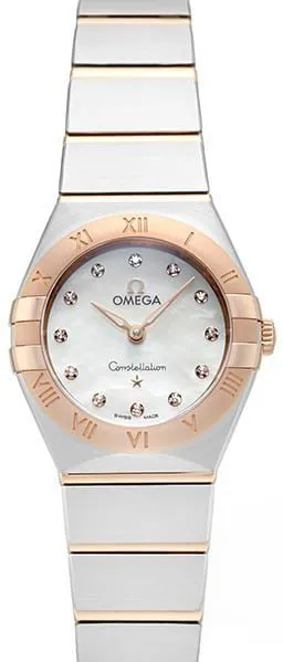 Omega Constellation 131.20.25.60.55.001 25mm Rose gold and Stainless steel White