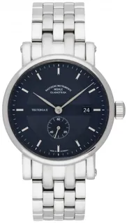 Mühle Glashütte Teutonia II Kleine Sekunde M1-33-42-MB Stainless steel Blue