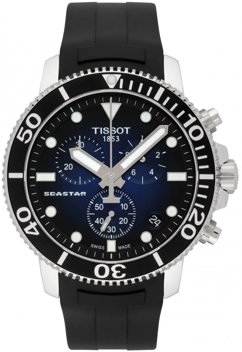 Tissot Seastar 1000 T120.417.17.041.00 45.5mm Stainless steel Black