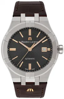 Maurice Lacroix Aikon Automatic AI6008-SS001-331-1 Stainless steel Black