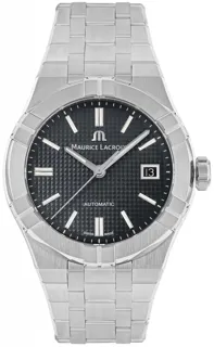 Maurice Lacroix Aikon Automatic AI6007-SS002-330-1 Stainless steel Black